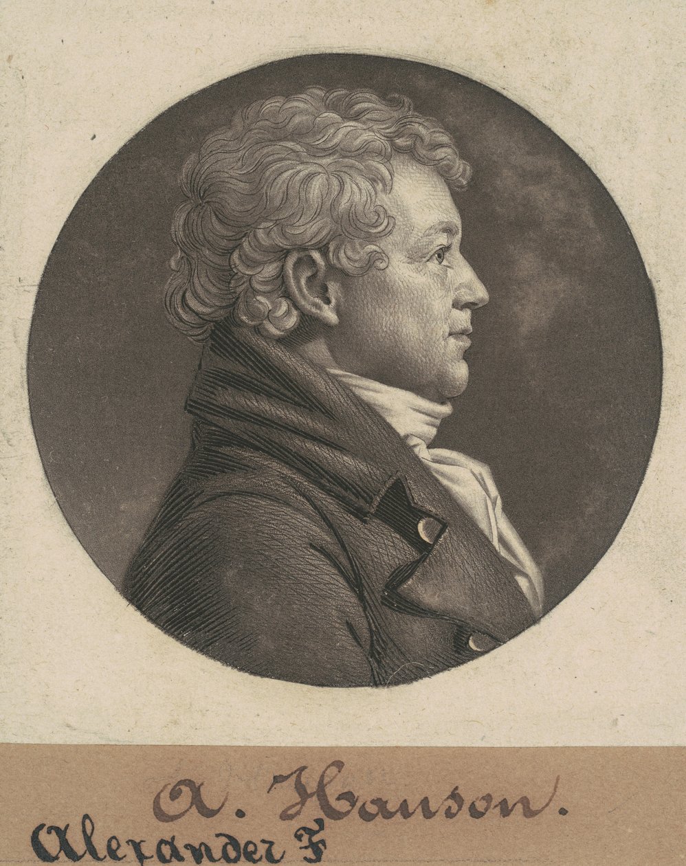 Alexander Contee Hanson da Charles B. J. Févret de Saint Mémin