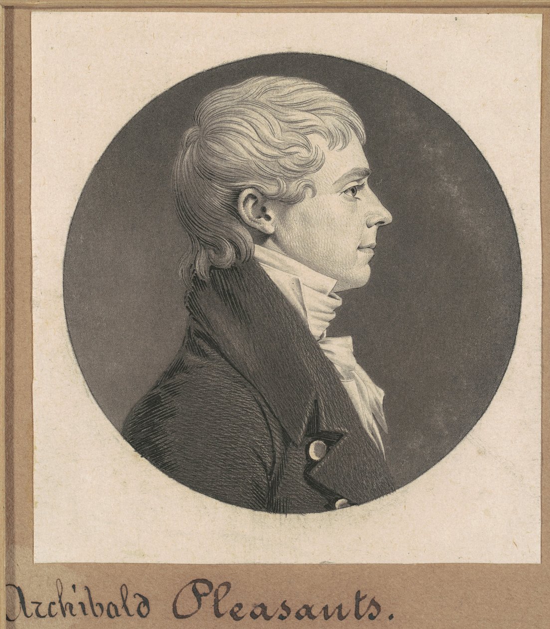 Archibald Pleasants, Jr. da Charles B. J. Févret de Saint Mémin