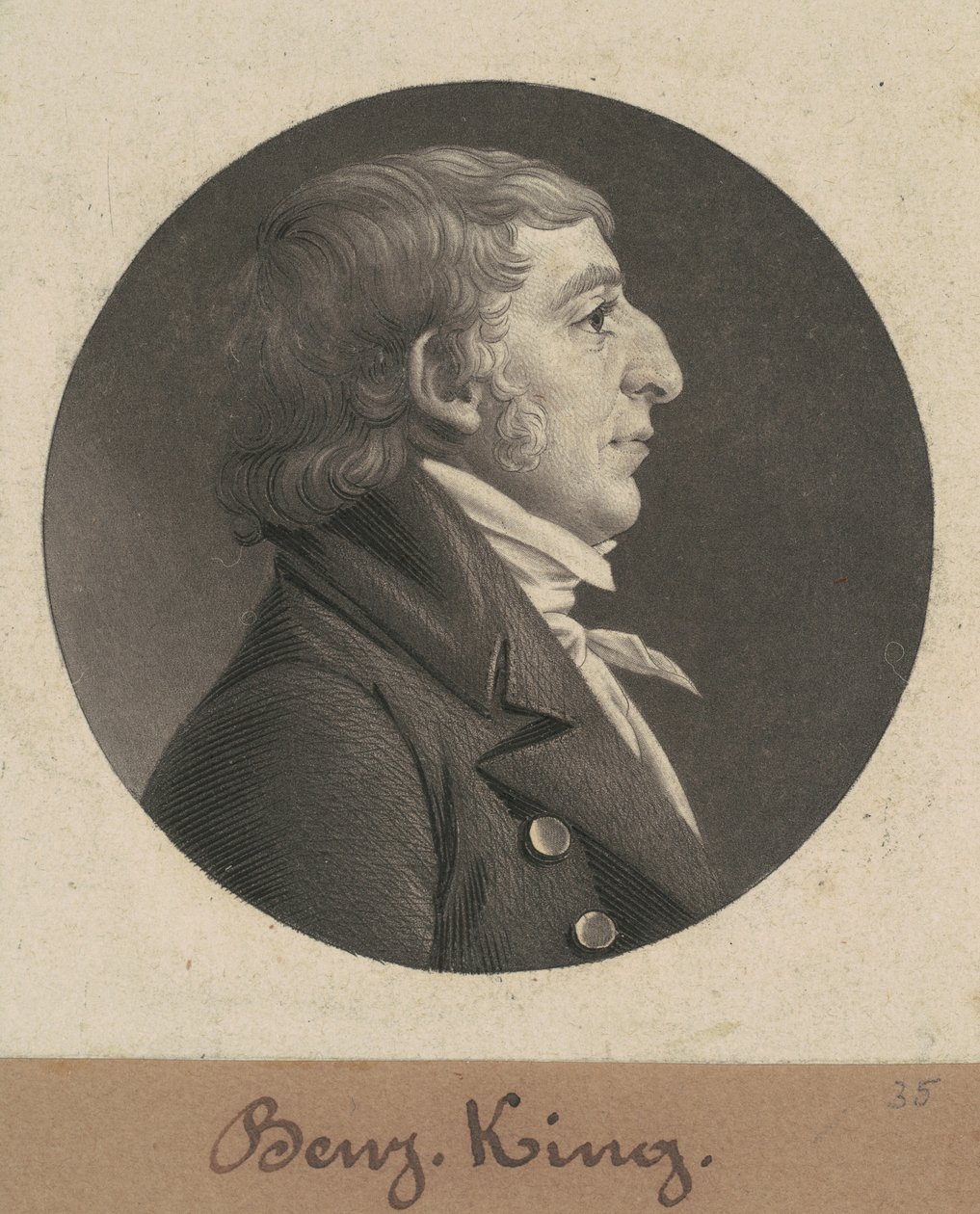 Benjamin King da Charles B. J. Févret de Saint Mémin