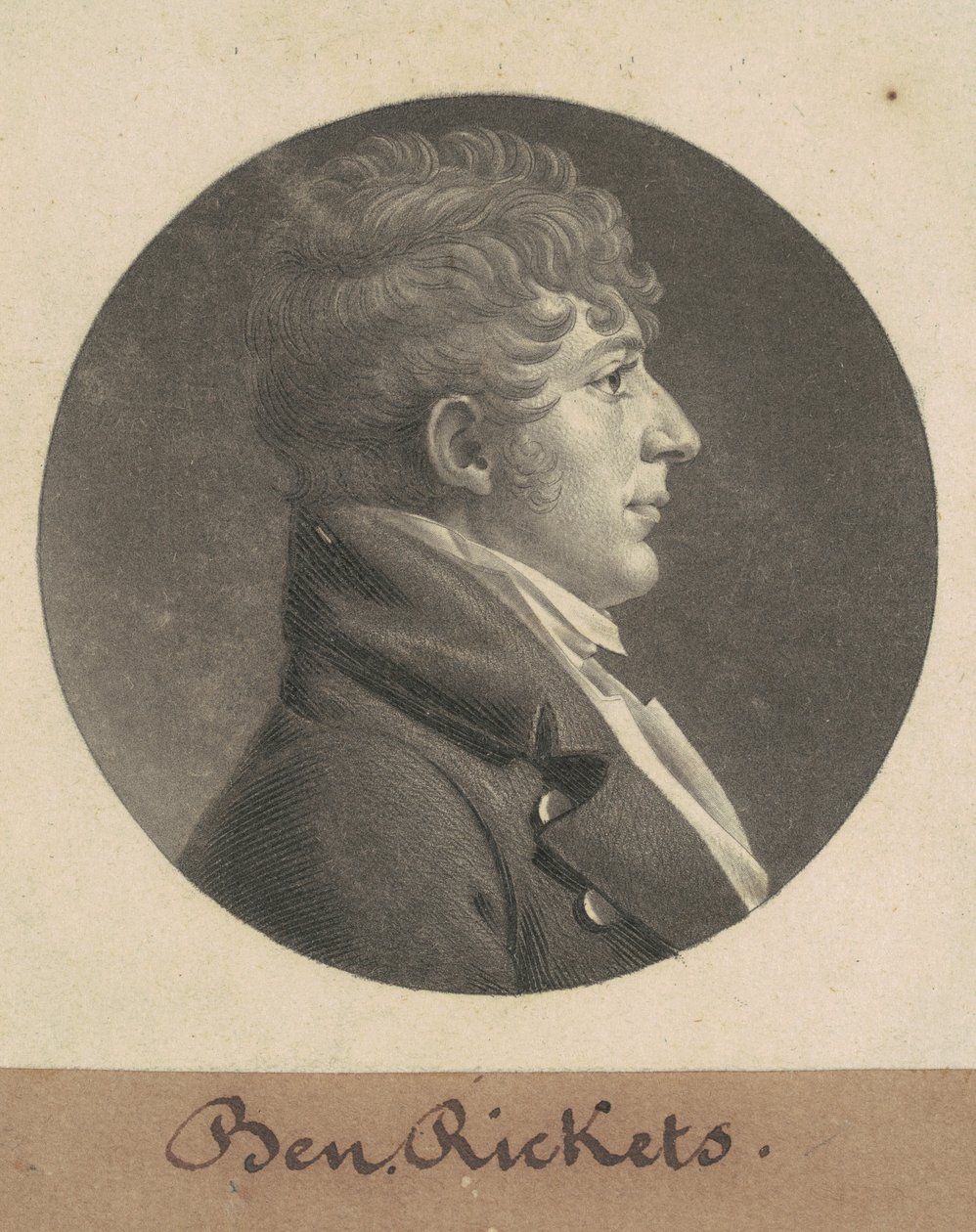 Benjamin Ricketts da Charles B. J. Févret de Saint Mémin