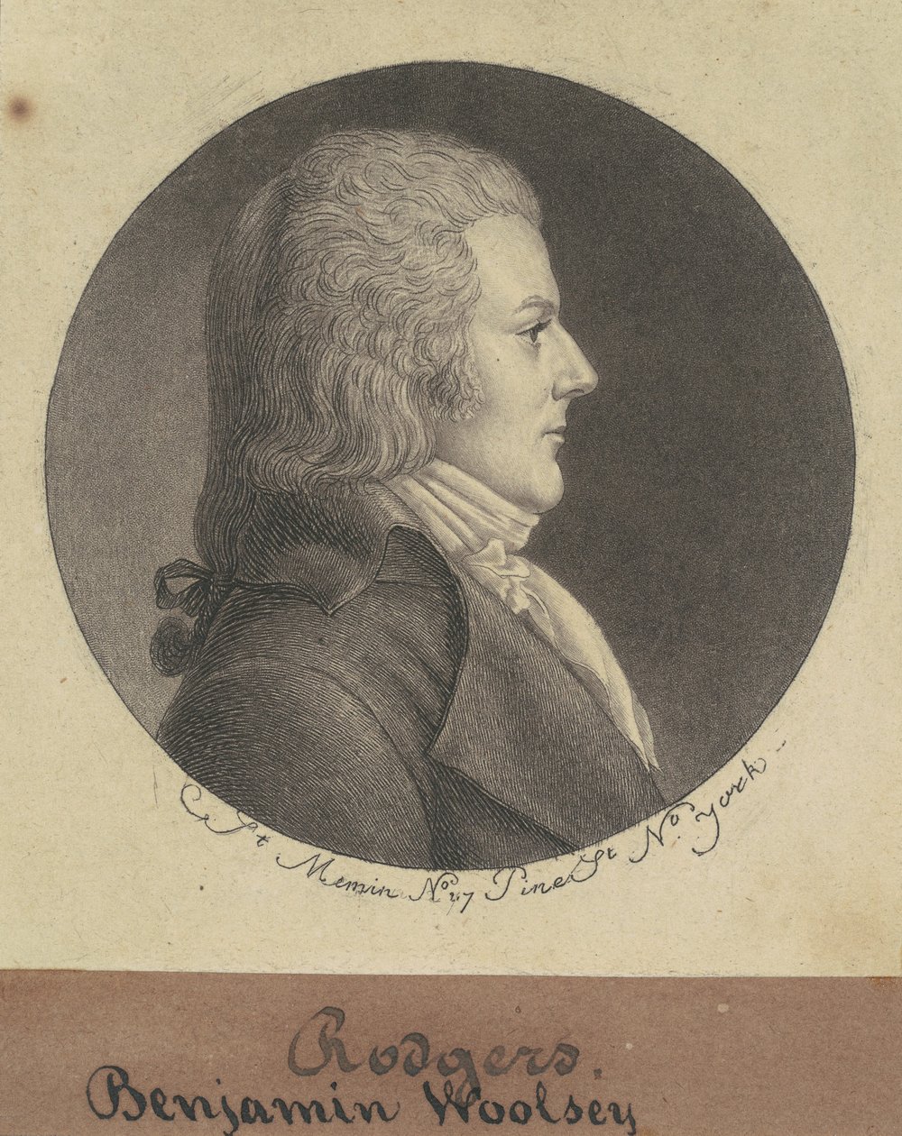 Benjamin Woolsey Rogers da Charles B. J. Févret de Saint Mémin