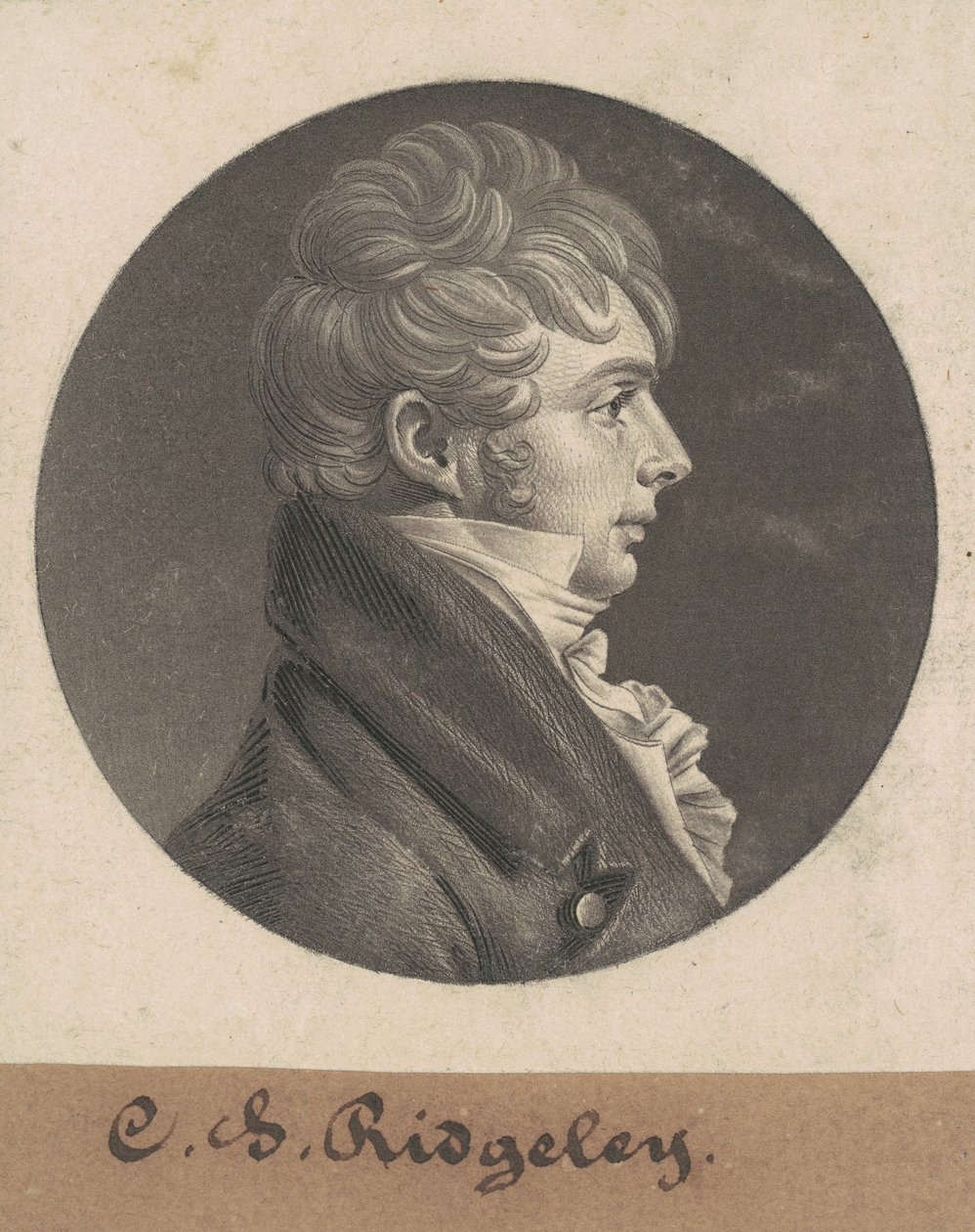 Charles Sterett Ridgely da Charles B. J. Févret de Saint Mémin