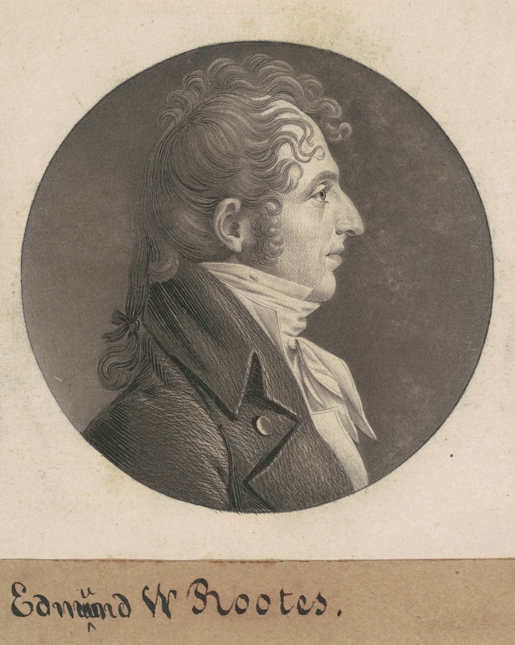 Edmund Wilcox Rootes da Charles B. J. Févret de Saint Mémin