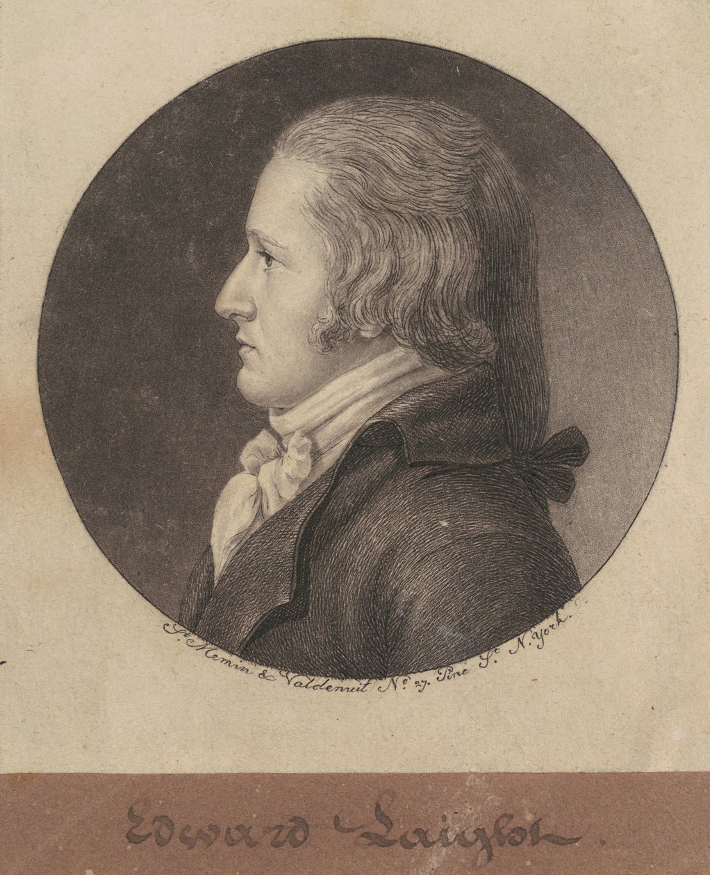 Edward William Laight da Charles B. J. Févret de Saint Mémin