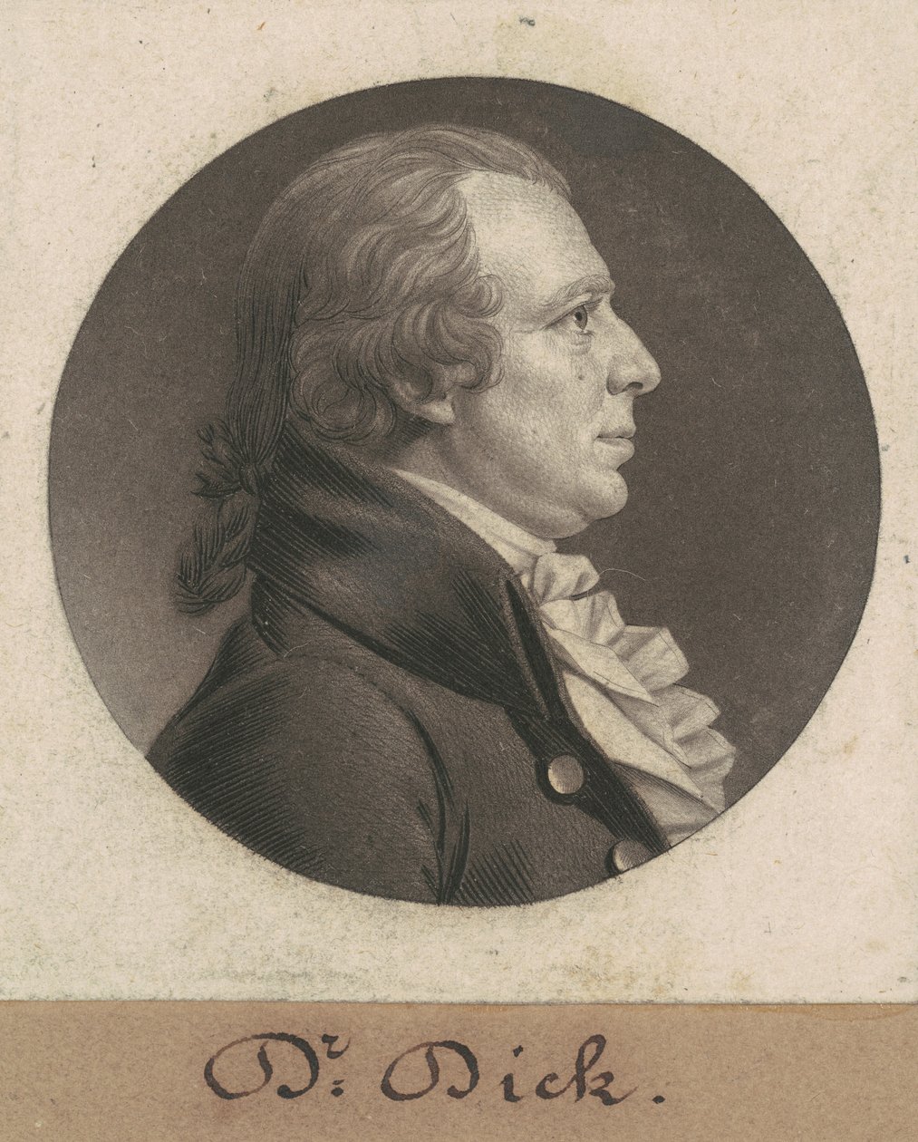 Elisha Cullen Dick da Charles B. J. Févret de Saint Mémin