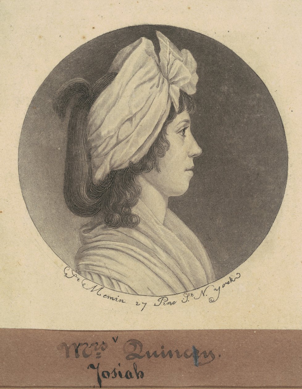 Eliza Susan Morton Quincy da Charles B. J. Févret de Saint Mémin