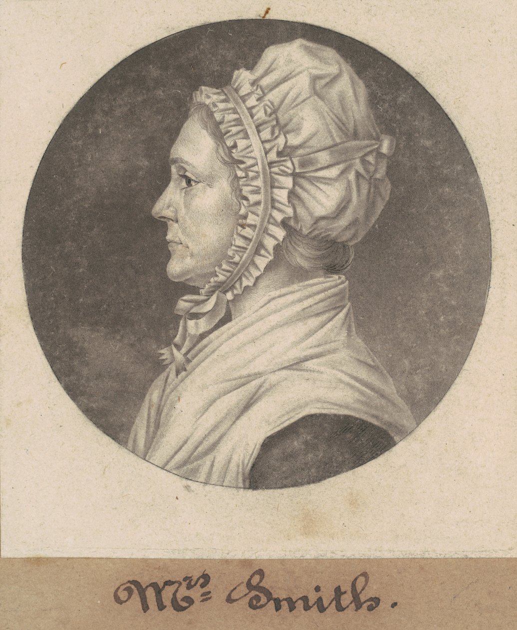 Elizabeth Custis Teackle Smith da Charles B. J. Févret de Saint Mémin