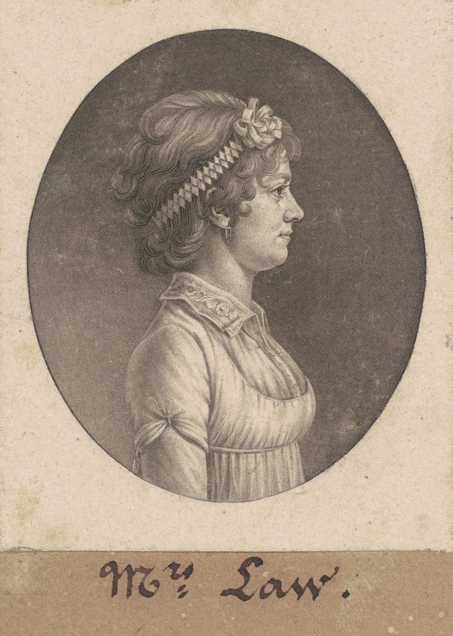 Elizabeth Parke Custis Law da Charles B. J. Févret de Saint Mémin