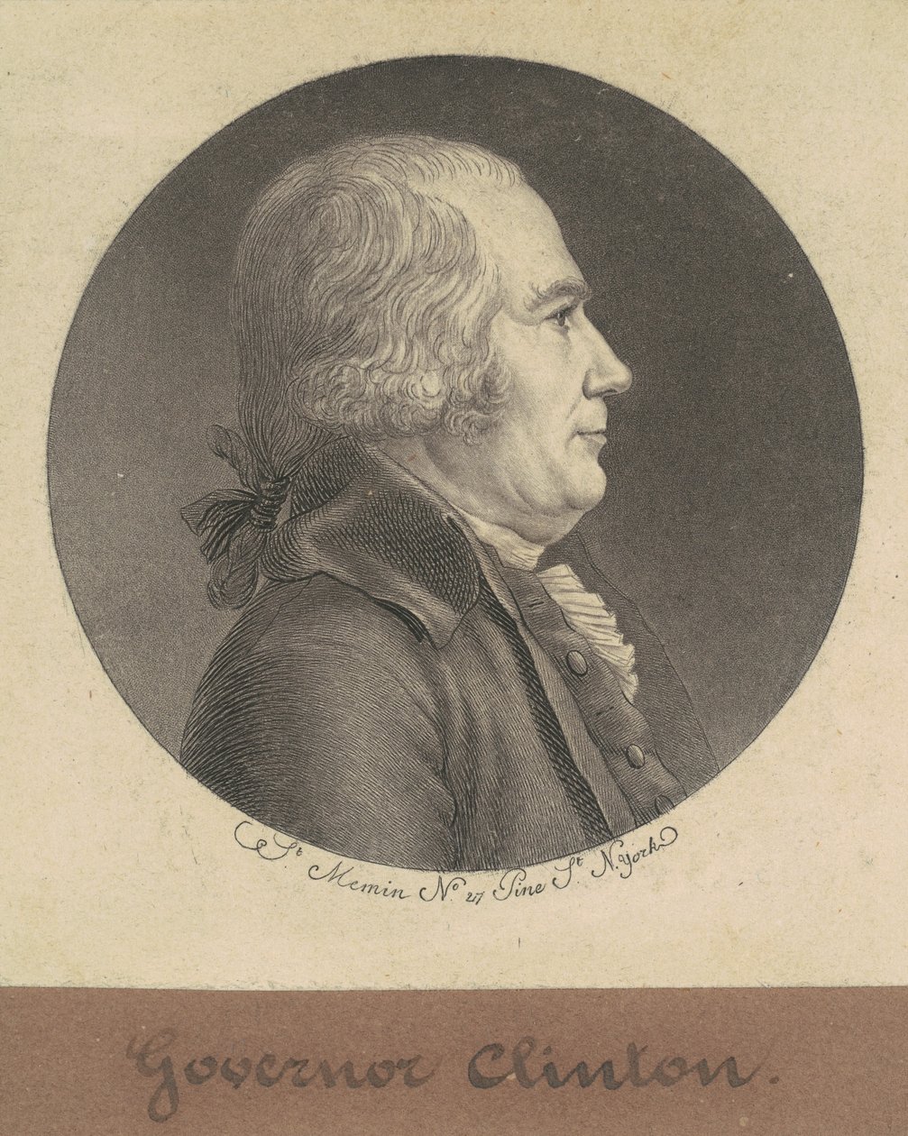 George Clinton da Charles B. J. Févret de Saint Mémin