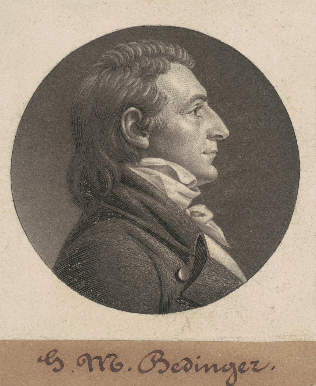 George Michael Bedinger da Charles B. J. Févret de Saint Mémin