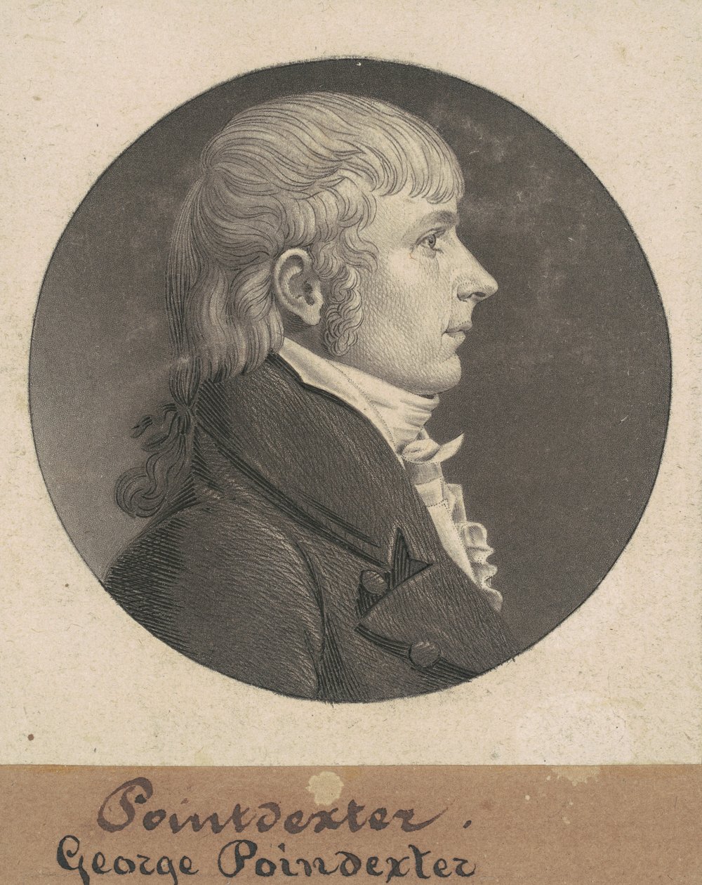 George Poindexter da Charles B. J. Févret de Saint Mémin