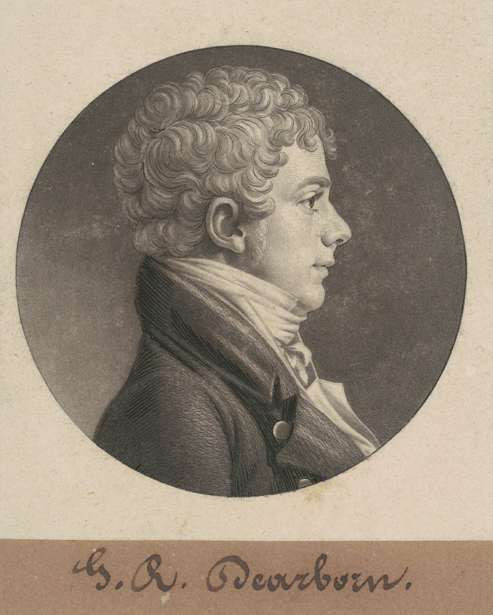 George Raleigh Dearborn da Charles B. J. Févret de Saint Mémin