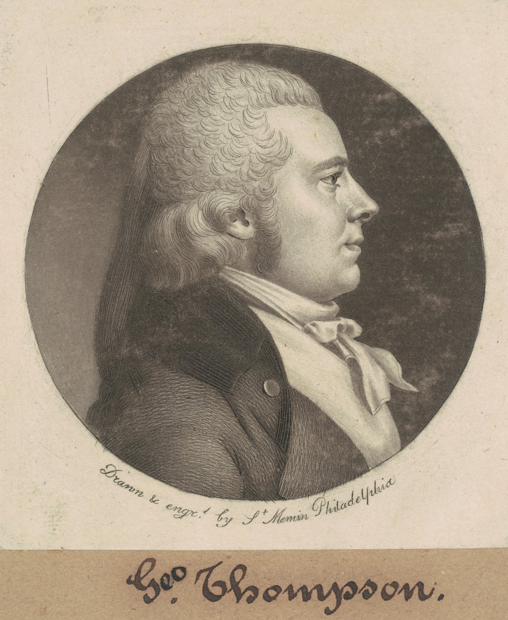 George Thompson da Charles B. J. Févret de Saint Mémin