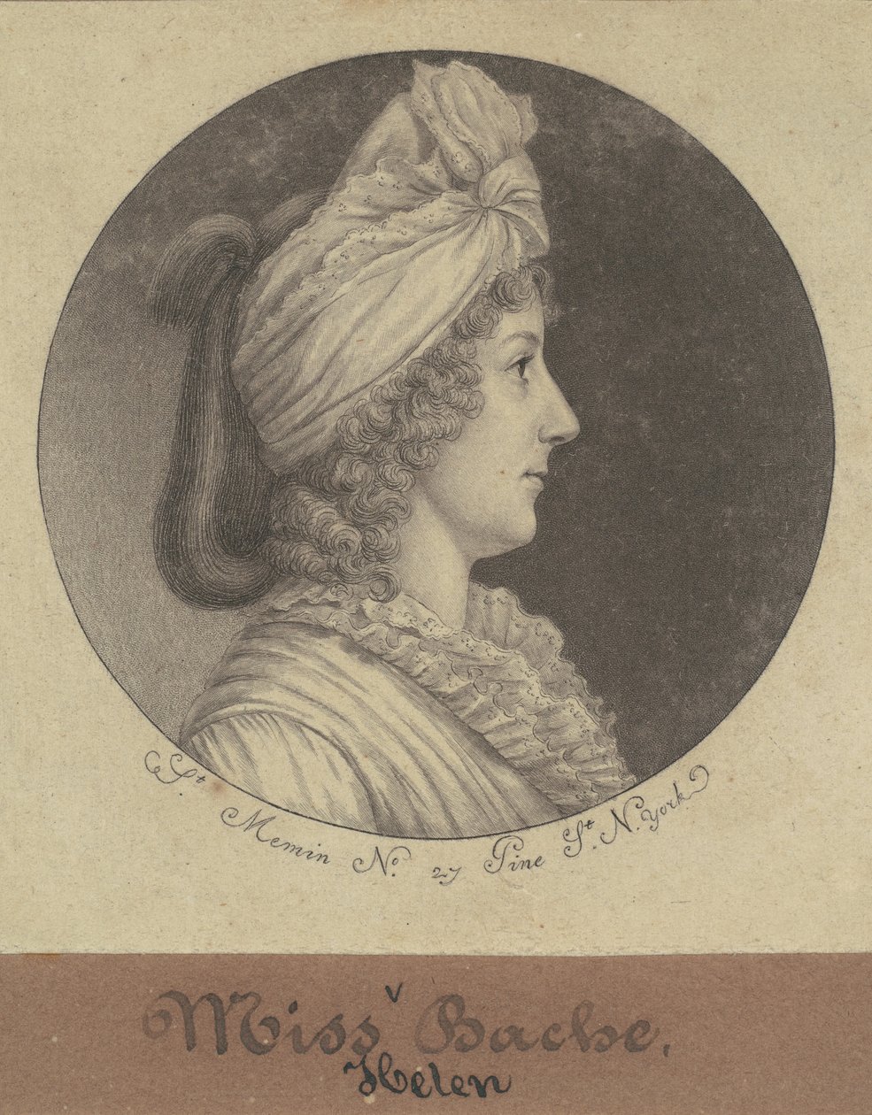 Helena Bache da Charles B. J. Févret de Saint Mémin