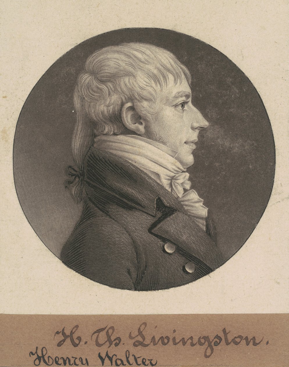 Henry Walter Livingston da Charles B. J. Févret de Saint Mémin