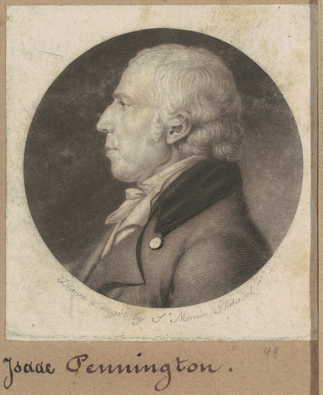 Isaac Penington da Charles B. J. Févret de Saint Mémin