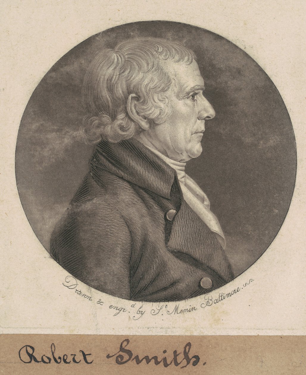 Isaac Smith II da Charles B. J. Févret de Saint Mémin