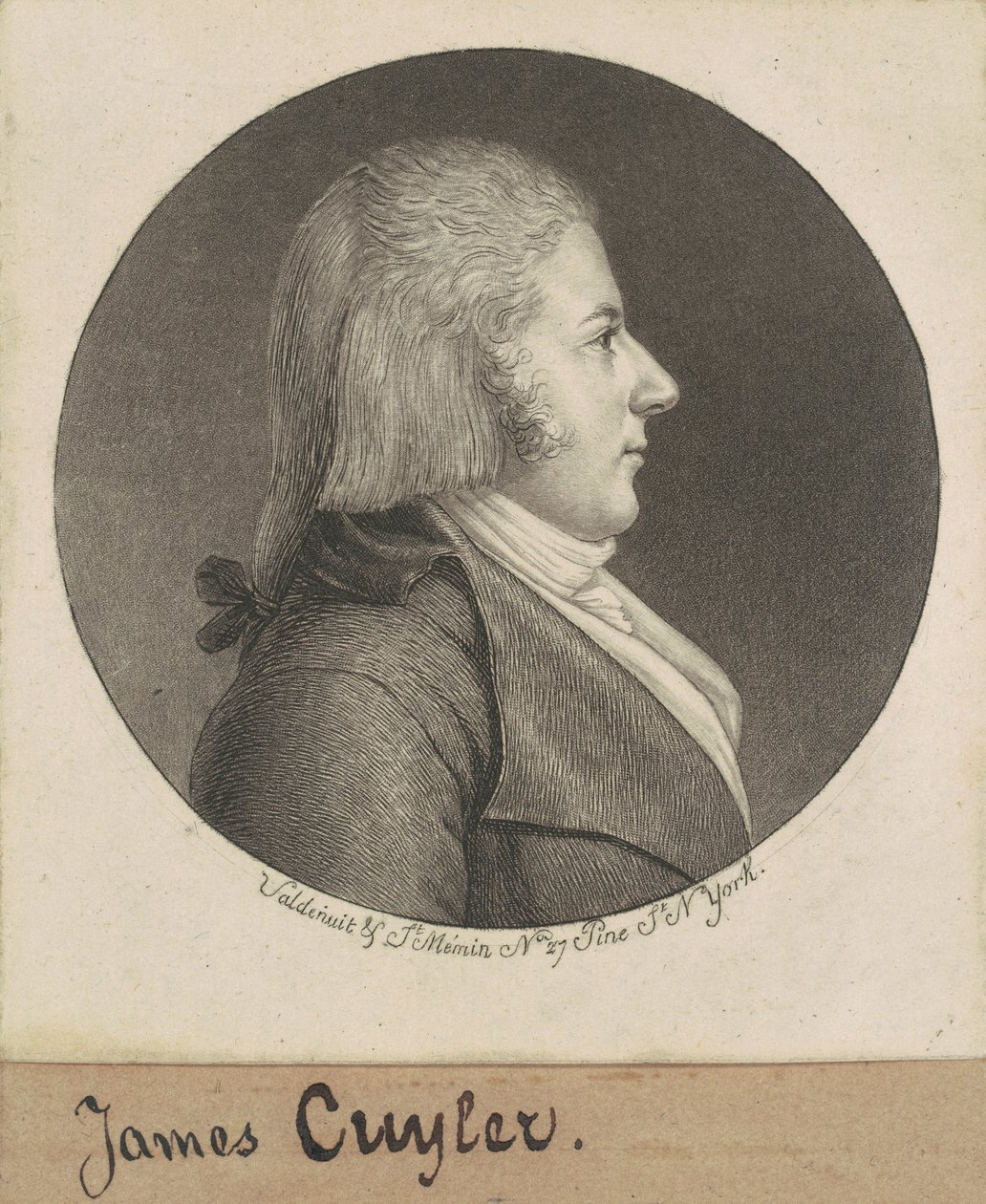 James Cuyler da Charles B. J. Févret de Saint Mémin