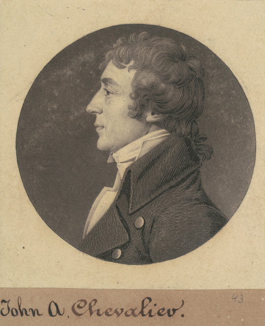 Jean Auguste Marie de Chevallié da Charles B. J. Févret de Saint Mémin
