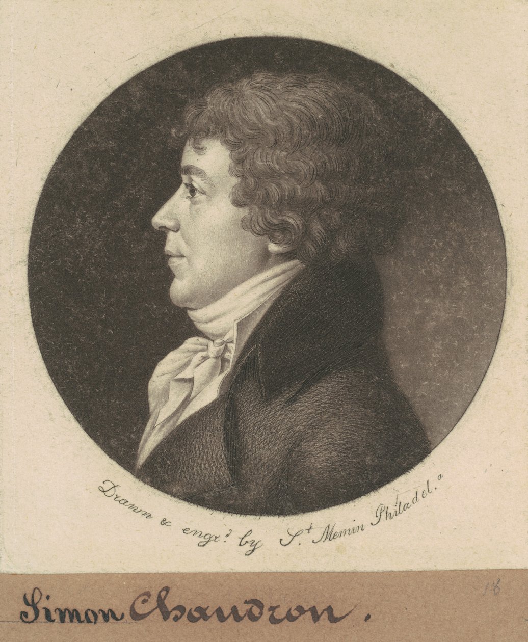 Jean Simon Chaudron da Charles B. J. Févret de Saint Mémin