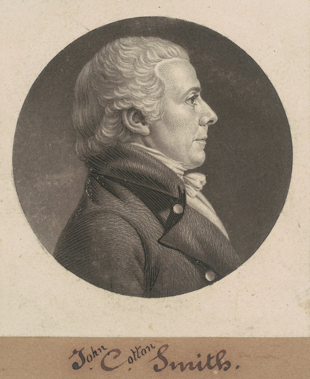 John Cotton Smith da Charles B. J. Févret de Saint Mémin