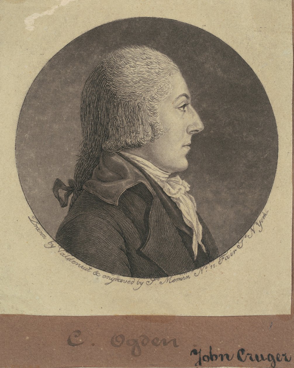 John Cruger da Charles B. J. Févret de Saint Mémin