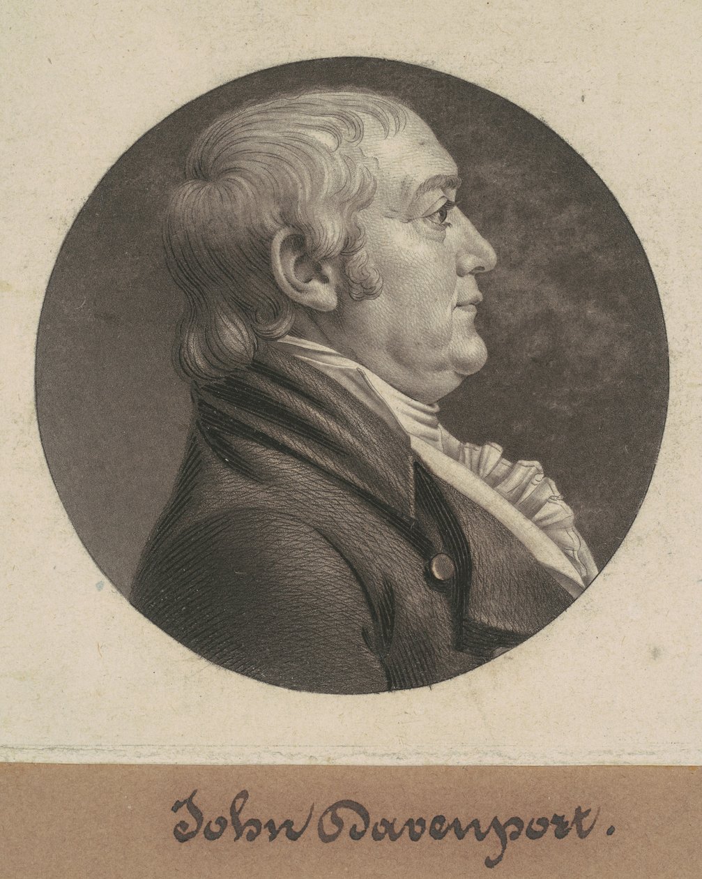 John Davenport da Charles B. J. Févret de Saint Mémin