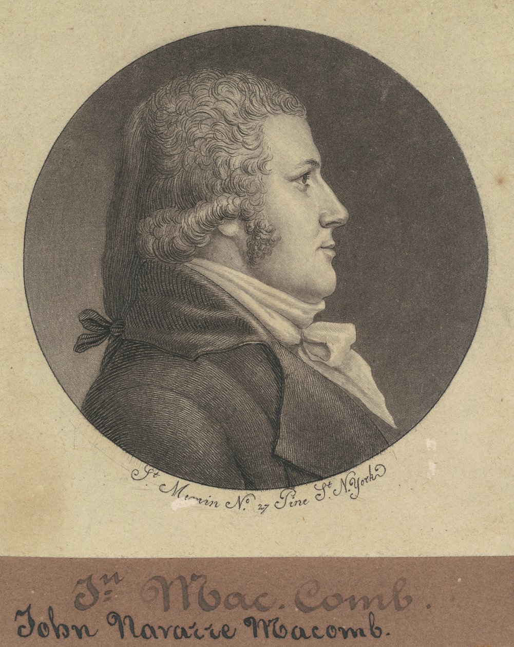 John Navarre Macomb da Charles B. J. Févret de Saint Mémin