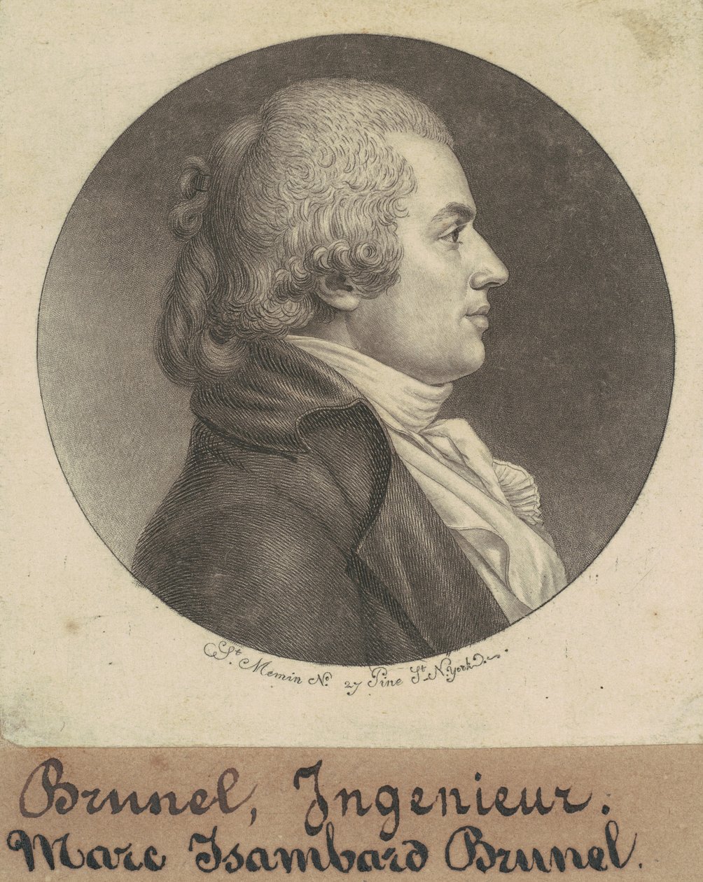 Marc Isambard Brunel da Charles B. J. Févret de Saint Mémin