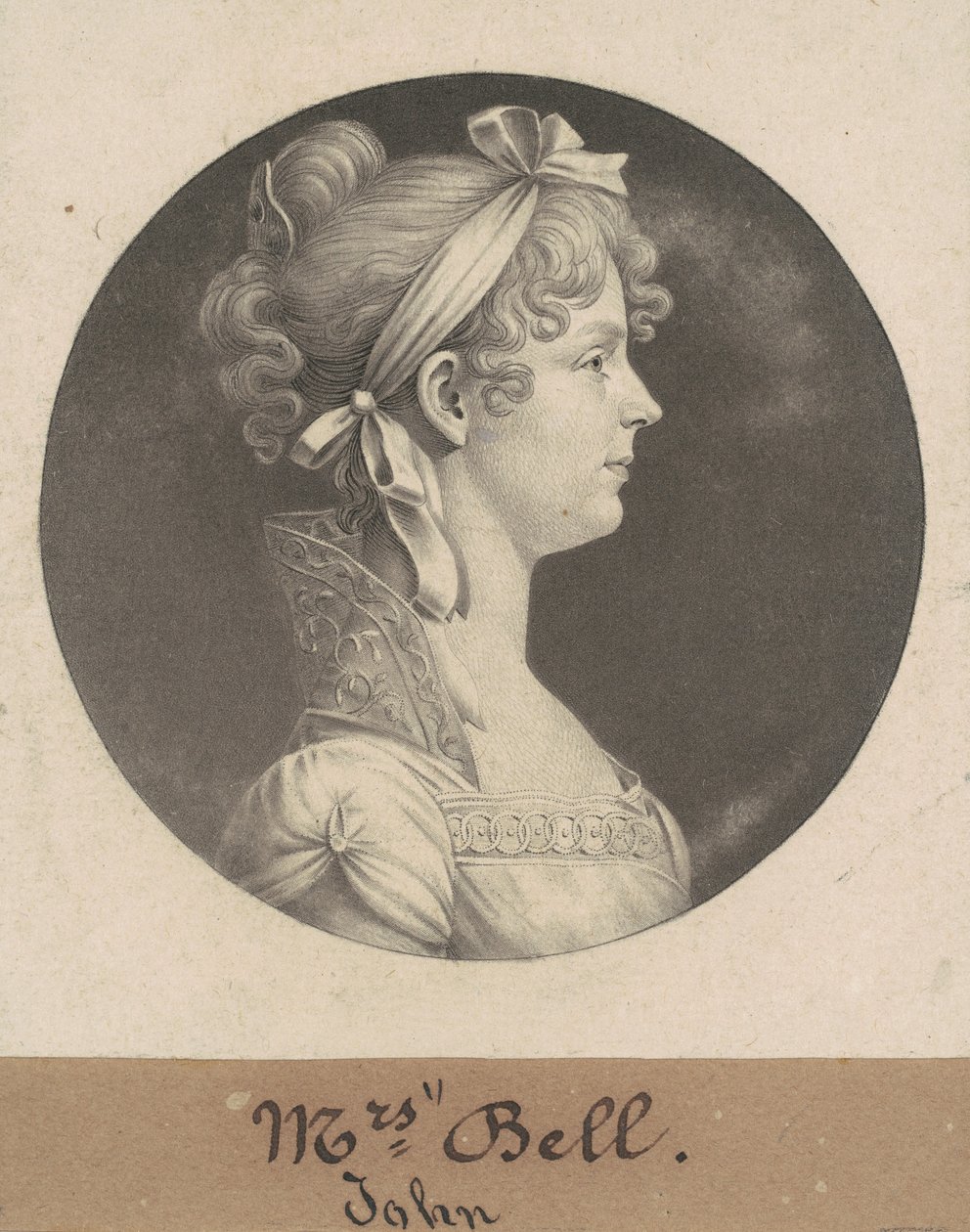 Mary Ann Walker Bell da Charles B. J. Févret de Saint Mémin