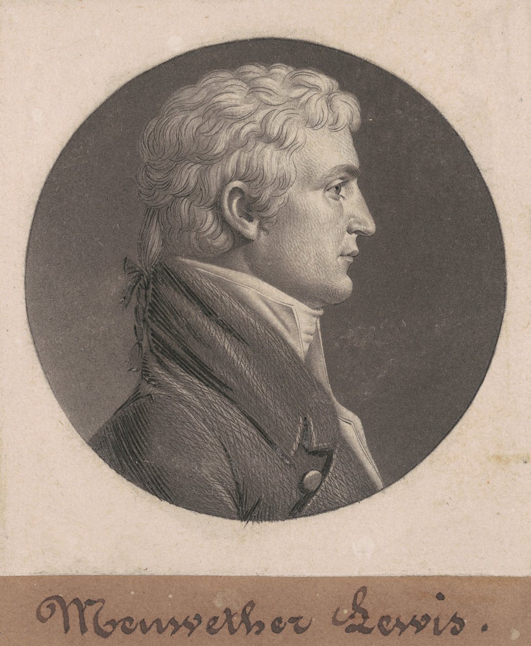 Meriwether Lewis da Charles B. J. Févret de Saint Mémin