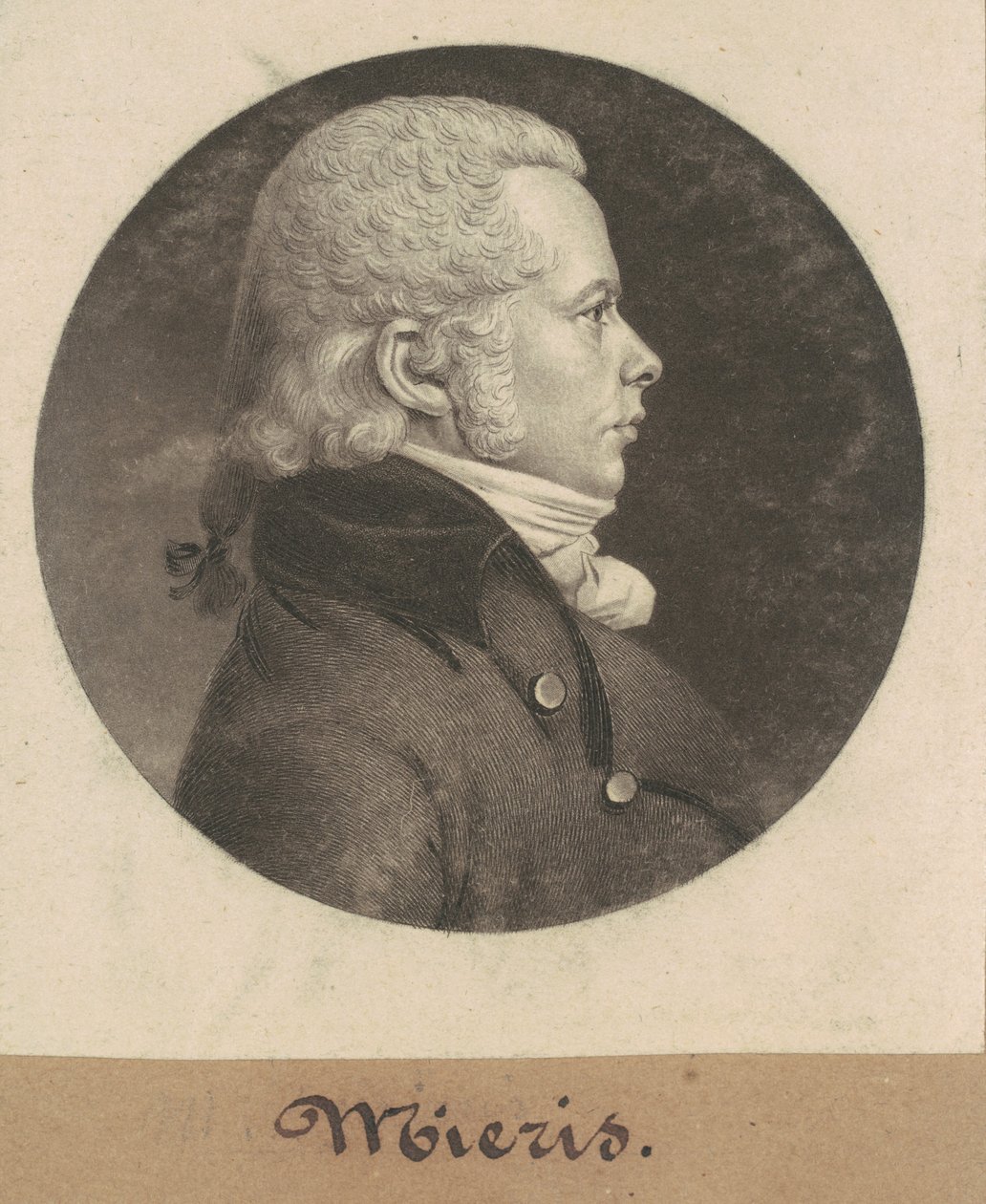 Mieris da Charles B. J. Févret de Saint Mémin