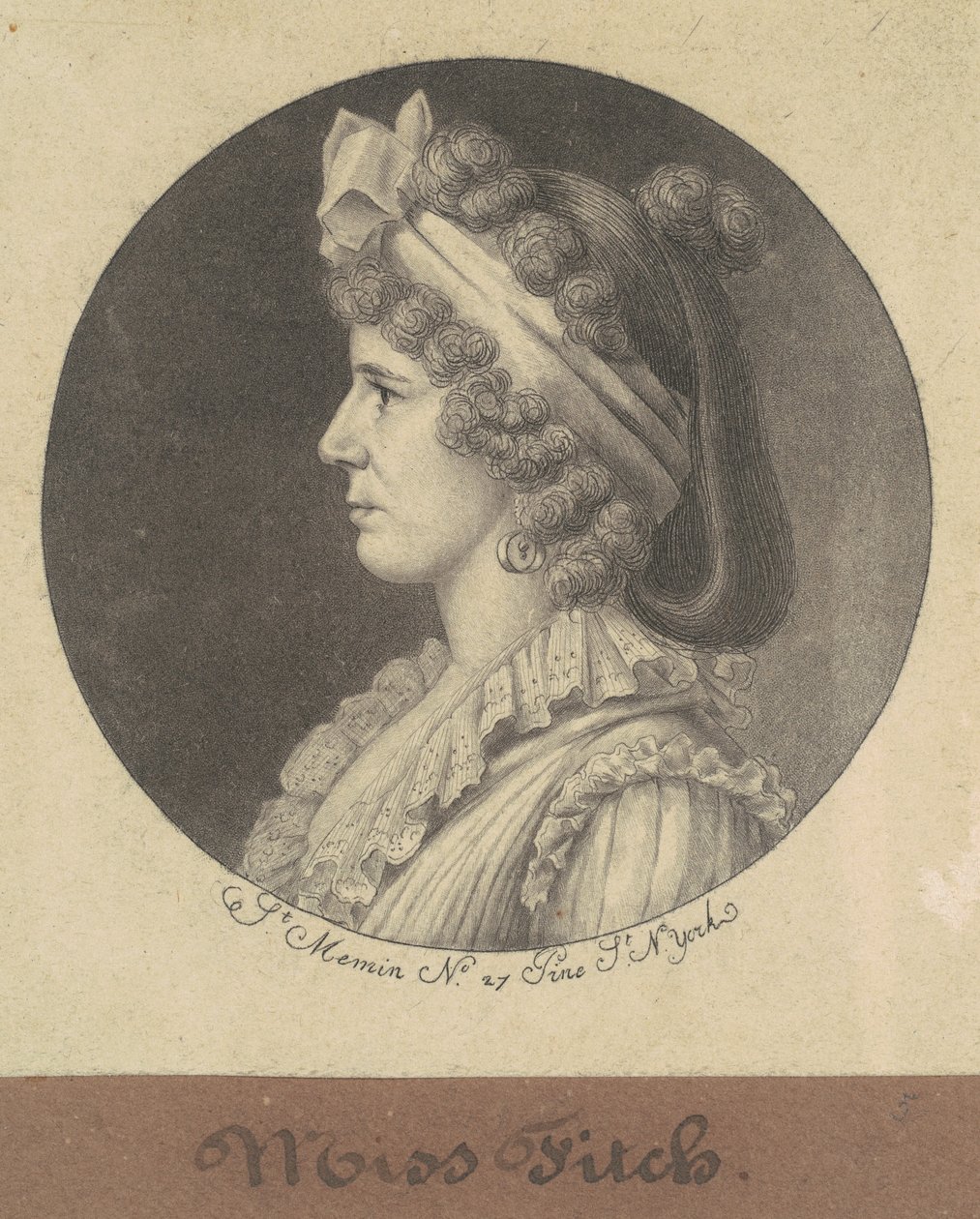 Miss Fitch da Charles B. J. Févret de Saint Mémin
