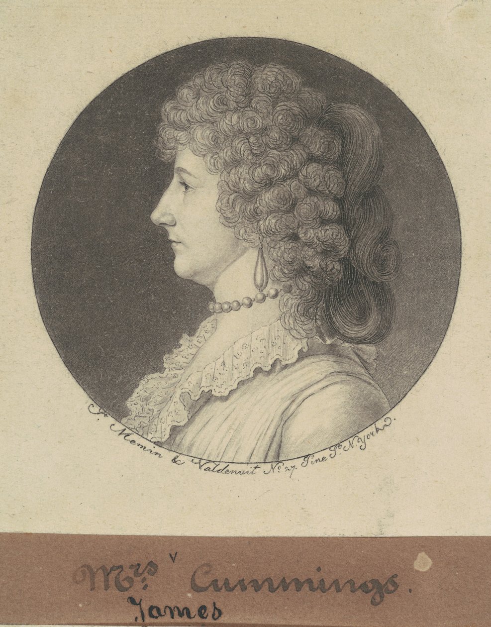 Phoebe Harisson Cuming da Charles B. J. Févret de Saint Mémin