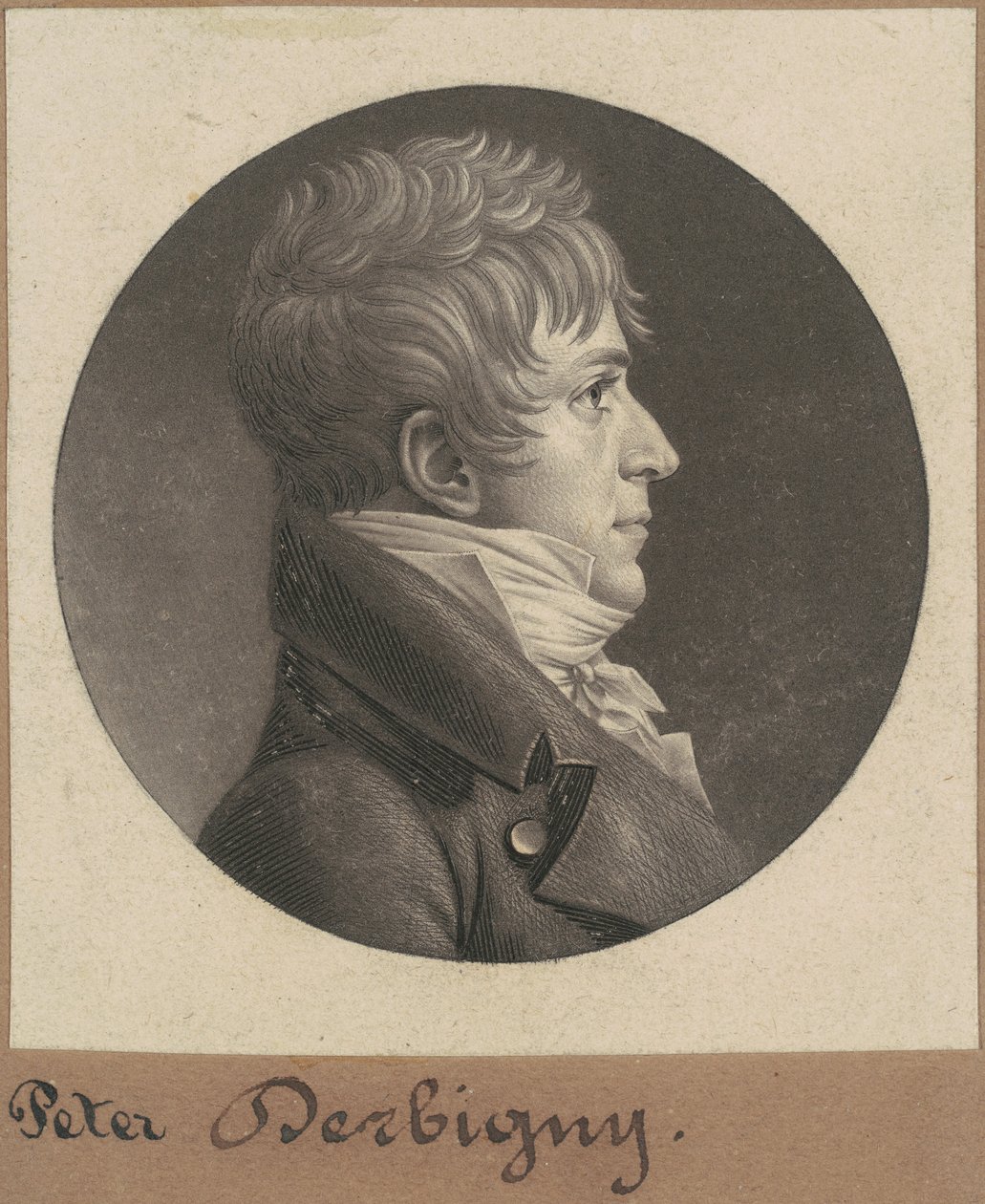 Pierre Auguste Charles Bourguignon Derbigny da Charles B. J. Févret de Saint Mémin