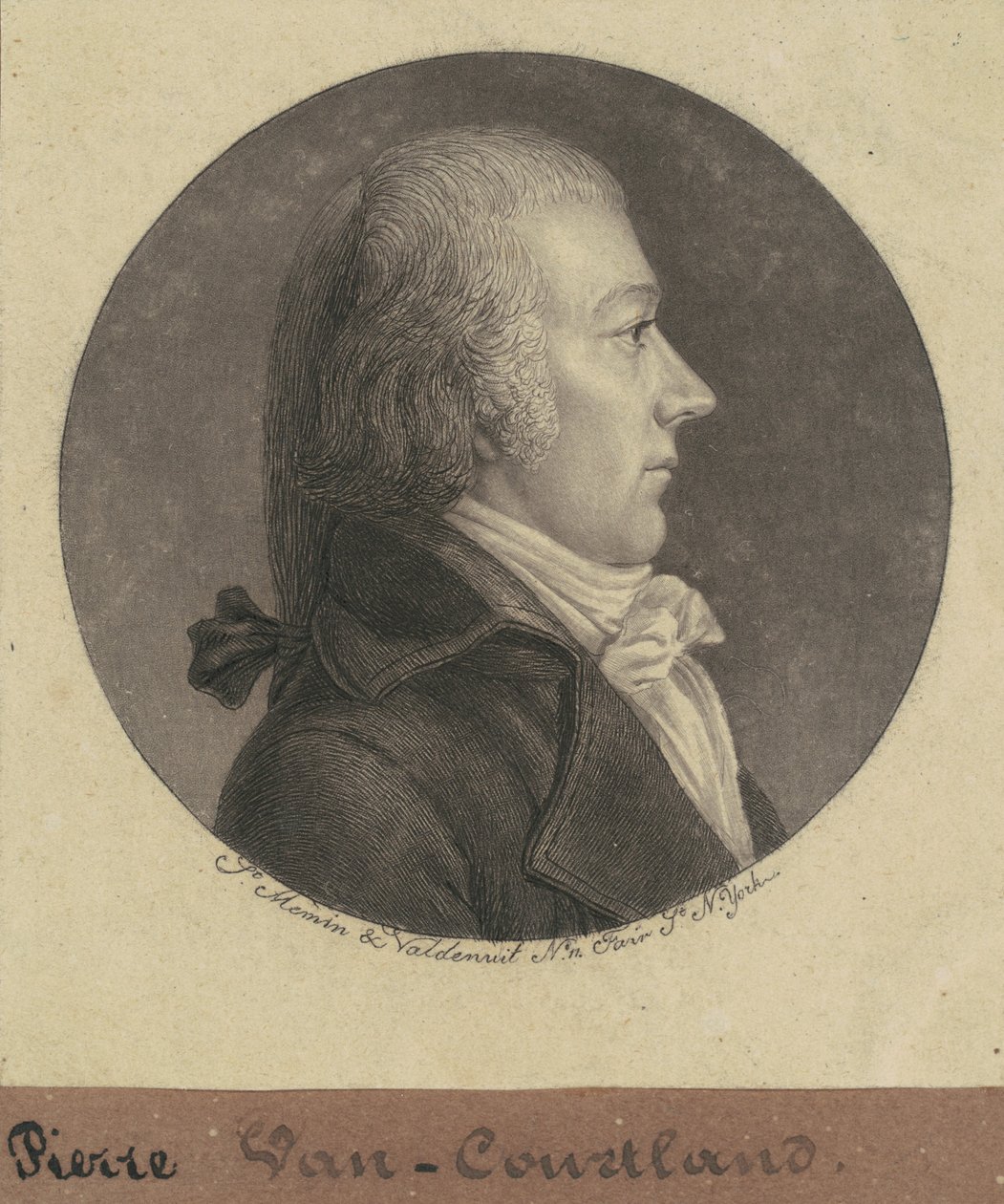 Pierre Van Cortlandt, Jr. da Charles B. J. Févret de Saint Mémin