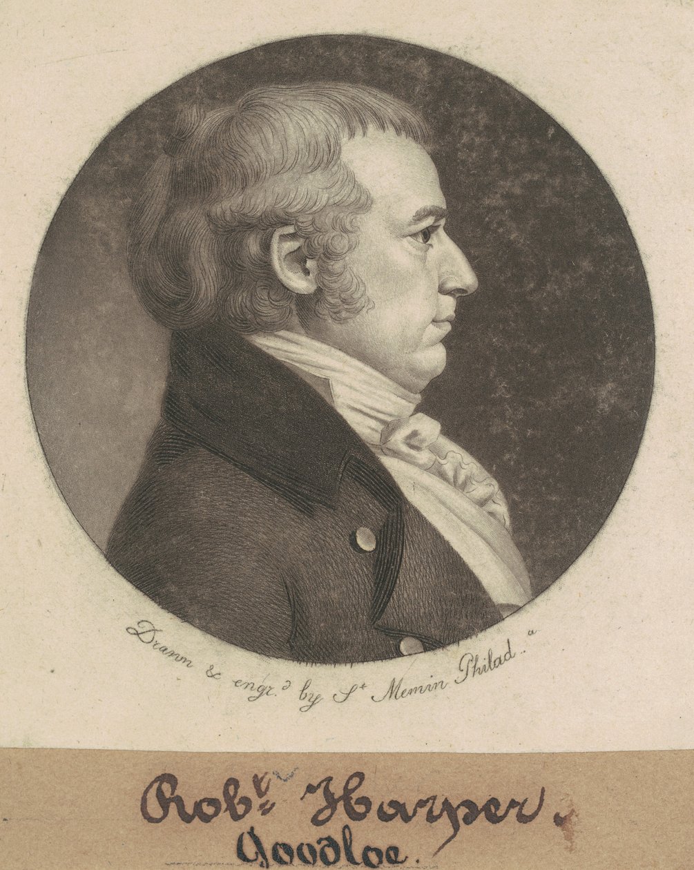 Robert Goodloe Harper da Charles B. J. Févret de Saint Mémin
