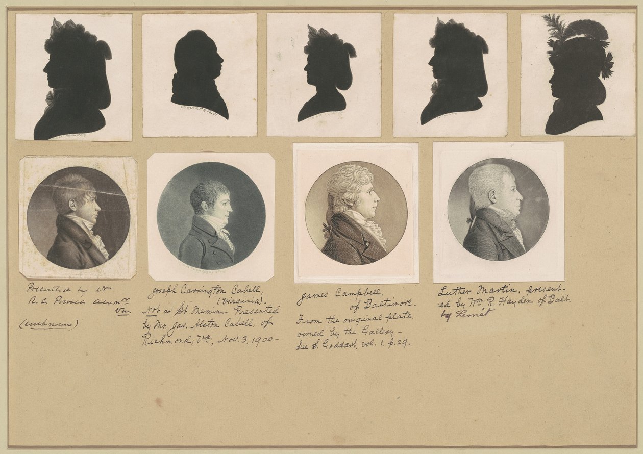 Collezione Saint-Mémin, Gruppo 56 da Charles B. J. Févret de Saint Mémin