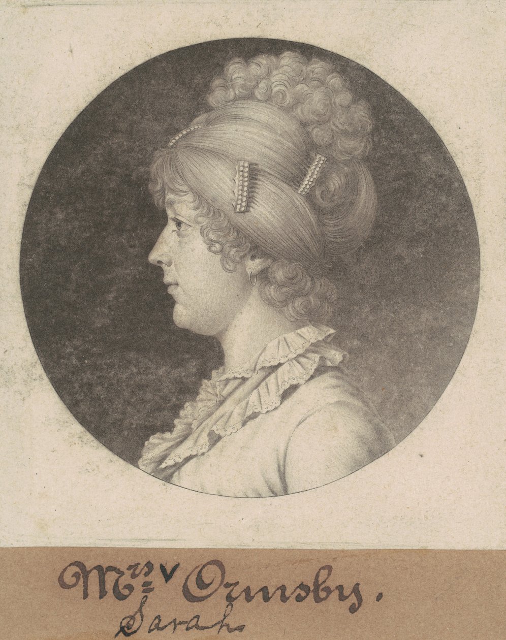 Sarah Mahon Ormsby da Charles B. J. Févret de Saint Mémin