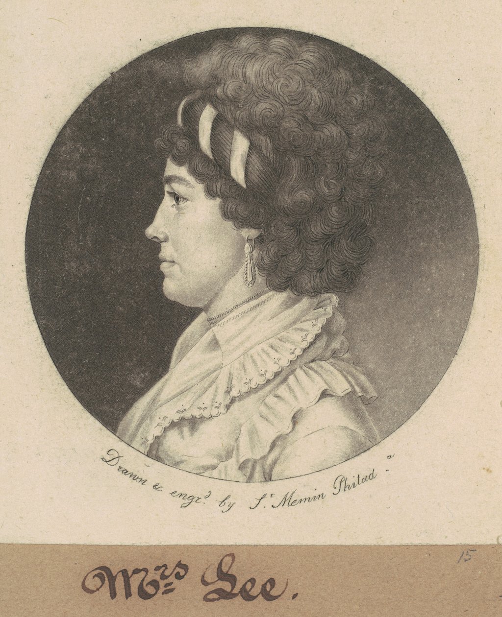 Temperanza Hedge Lee da Charles B. J. Févret de Saint Mémin