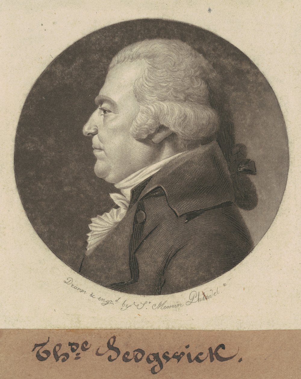 Theodore Sedgwick da Charles B. J. Févret de Saint Mémin