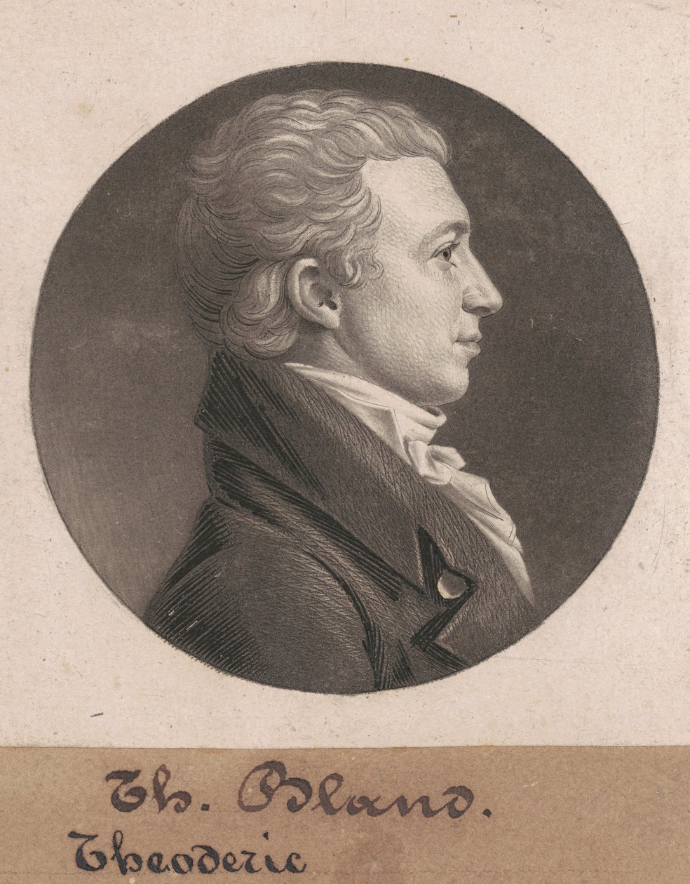 Theodorick Bland da Charles B. J. Févret de Saint Mémin
