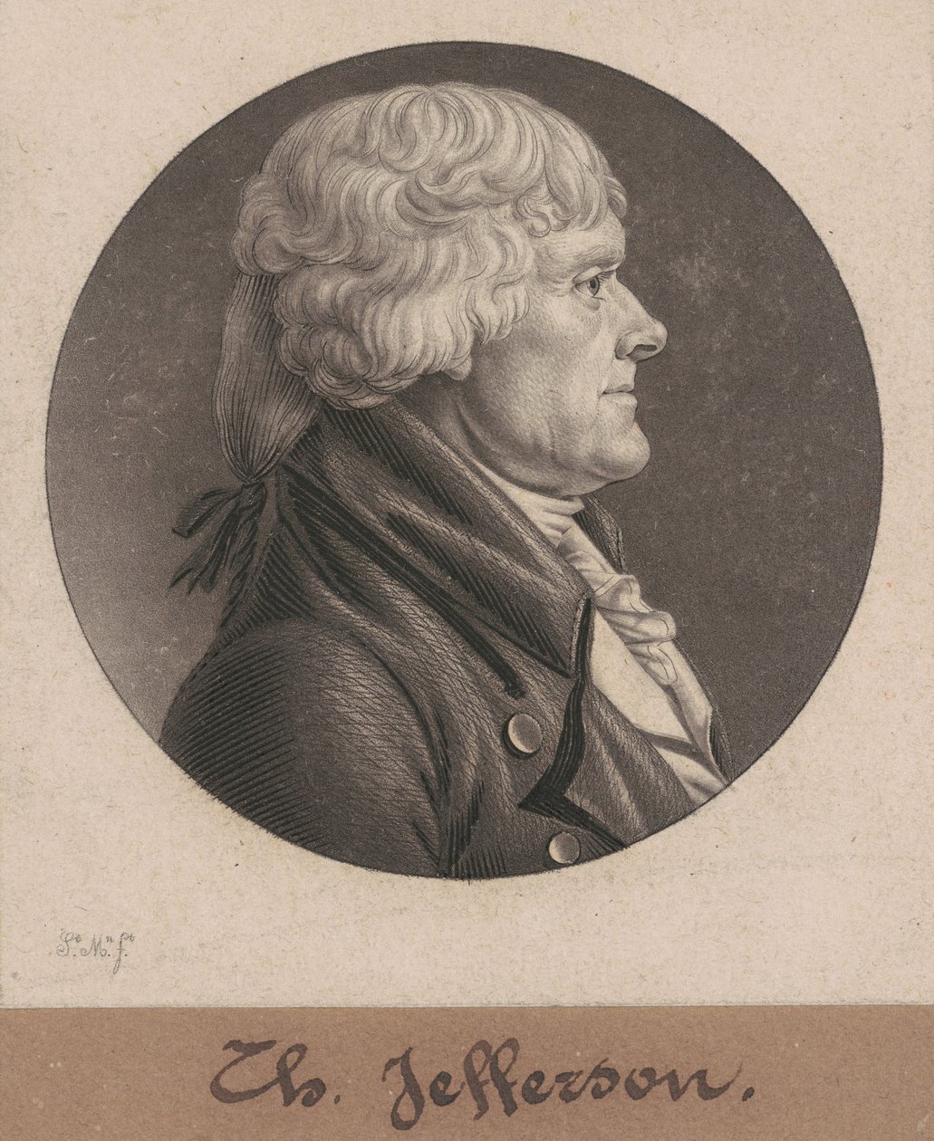 Thomas Jefferson da Charles B. J. Févret de Saint Mémin
