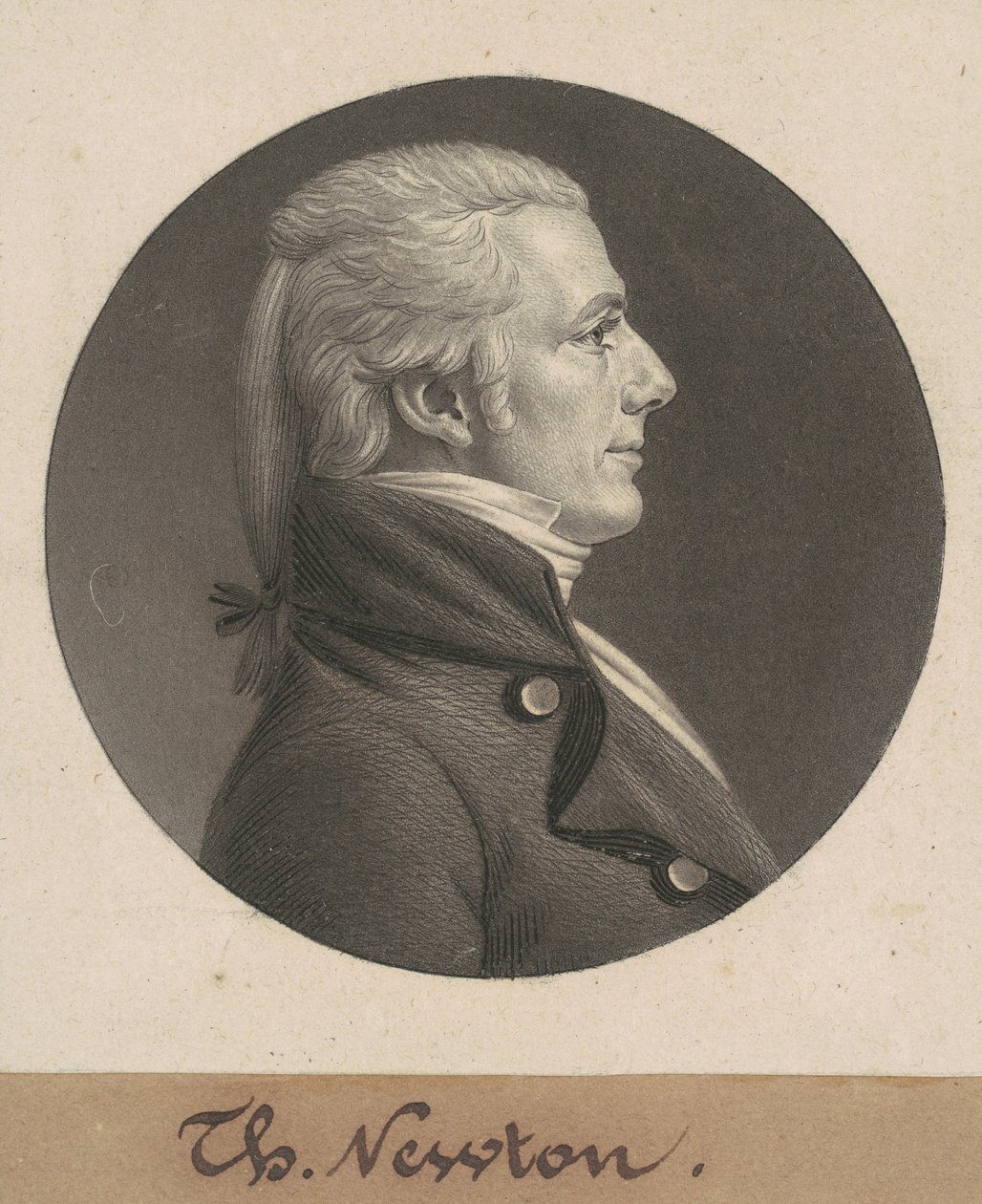 Thomas Newton, Jr. da Charles B. J. Févret de Saint Mémin