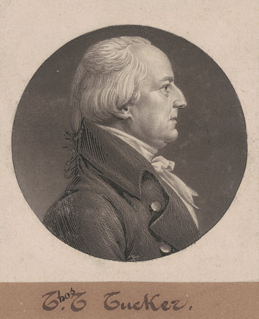 Thomas Tudor Tucker da Charles B. J. Févret de Saint Mémin
