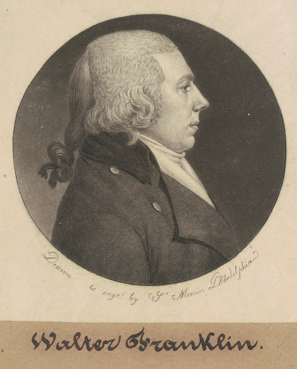 Walter Franklin da Charles B. J. Févret de Saint Mémin