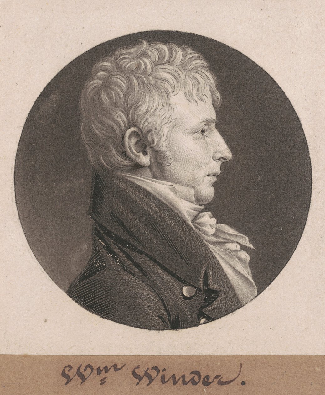 William Henry Winder da Charles B. J. Févret de Saint Mémin