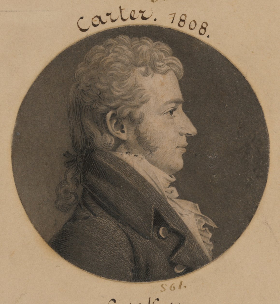 Bernard Moore Carter da Charles Balthazar Julien Févret de Saint-Mémin