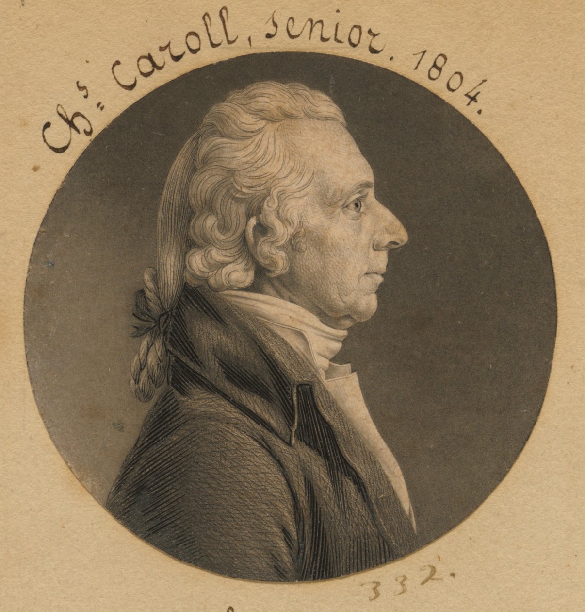 Charles Carroll da Charles Balthazar Julien Févret de Saint-Mémin