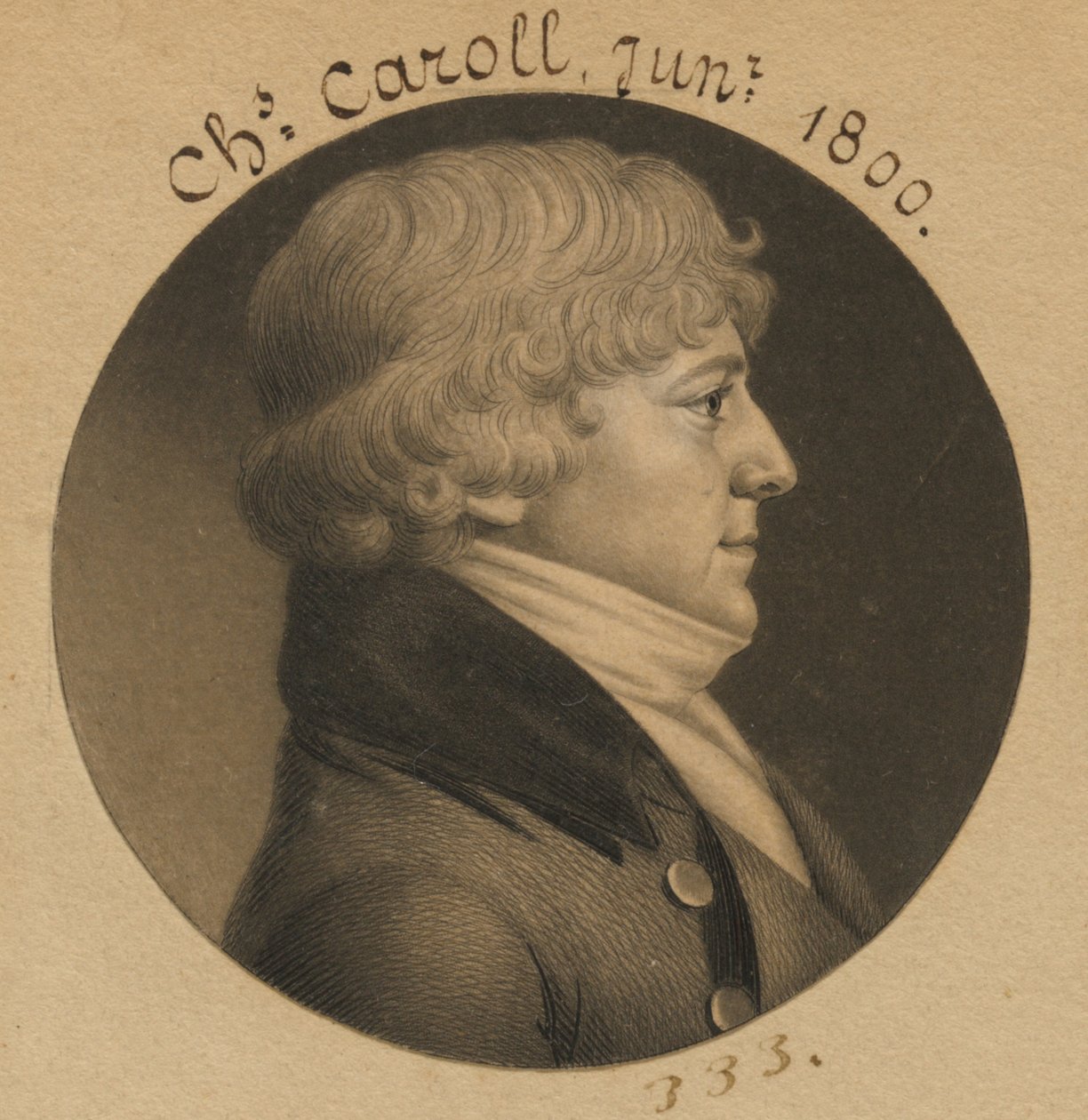 Charles Carroll Jr. da Charles Balthazar Julien Févret de Saint-Mémin